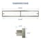 Luxrite 24 Inch LED Vanity Light Brushed Nickel 3CCT 300K-5000K 25W 1750LM Dimmable Over Mirror Light LR32132-1PK - alternate 5
